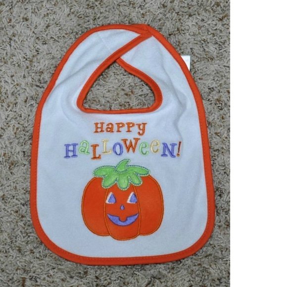 Carters Halloween Pajamas & Bib 3 months 1 Piece Footed Sleep n Play 2 Pc Set - Picture 6 of 7